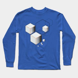 Cubes and Polygons Long Sleeve T-Shirt